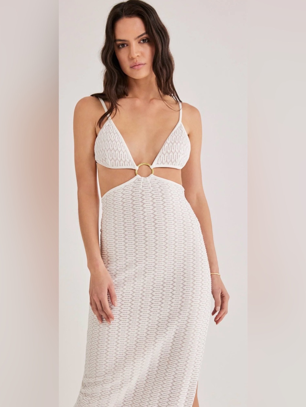Rumer White Samara Tri Maxi Dress - Picture 4 of 6